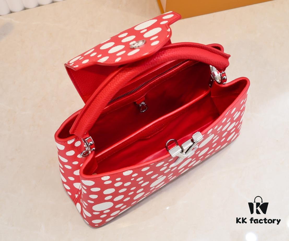 Upgraded M21665 LV x YK Capucines Medium Handbag