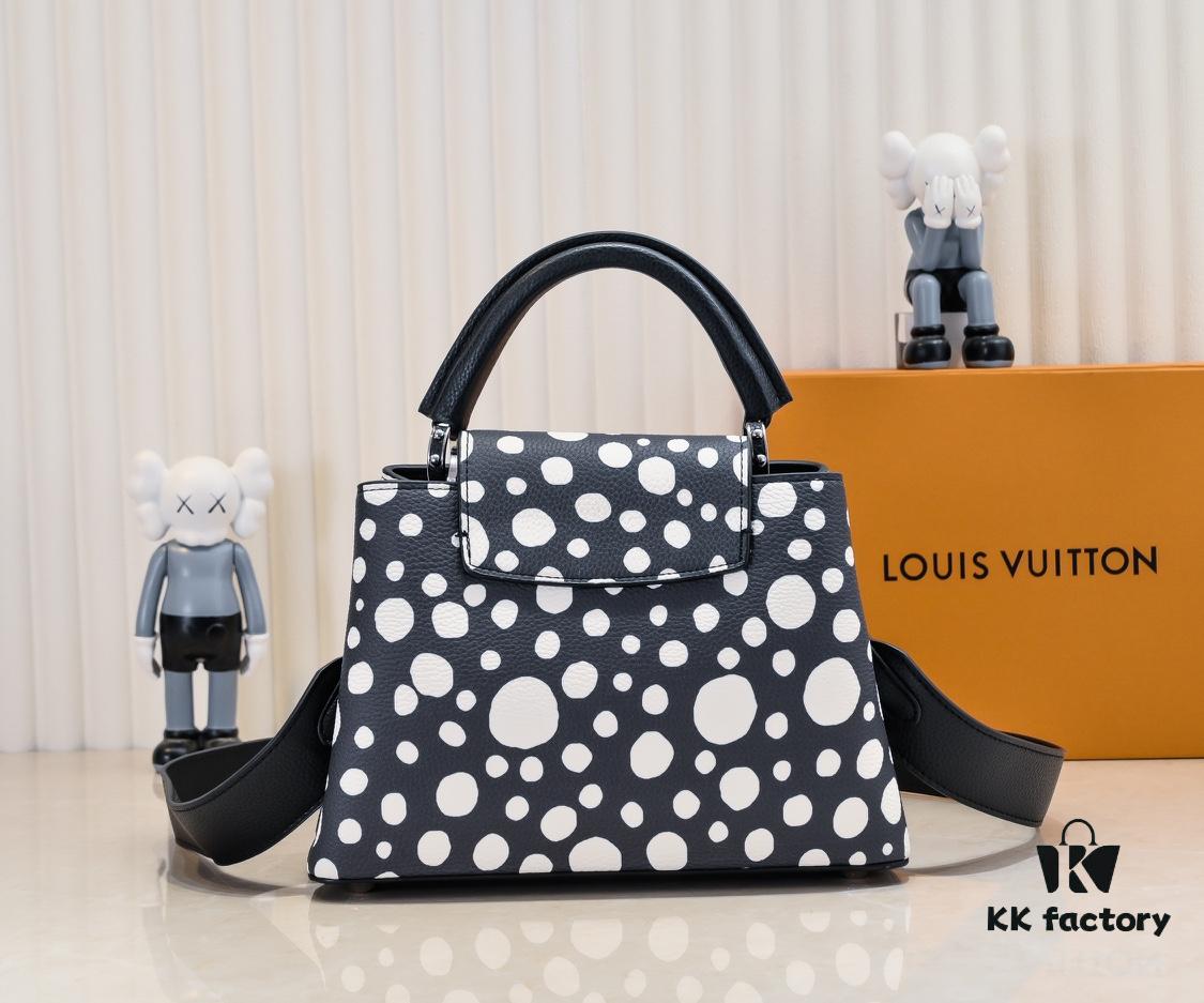 Upgraded M21663 LV x YK Capucines Small Handbag