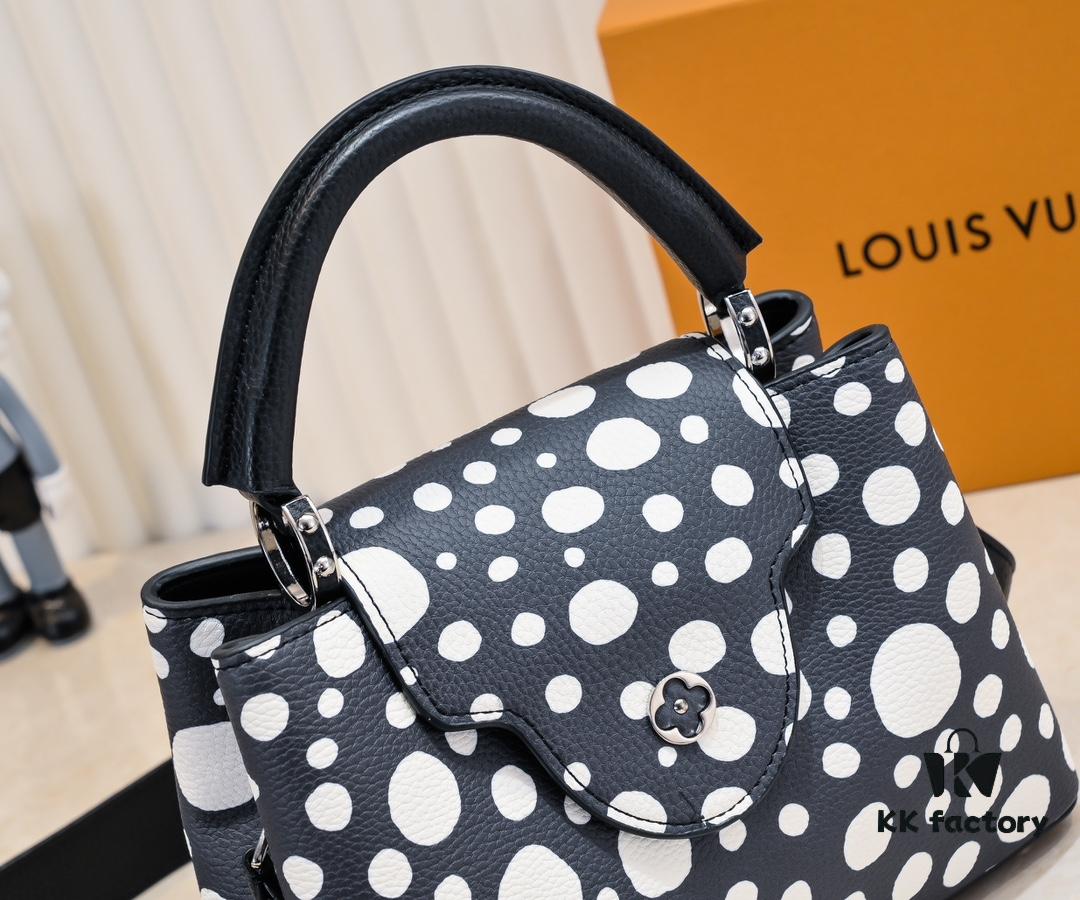Upgraded M21663 LV x YK Capucines Small Handbag