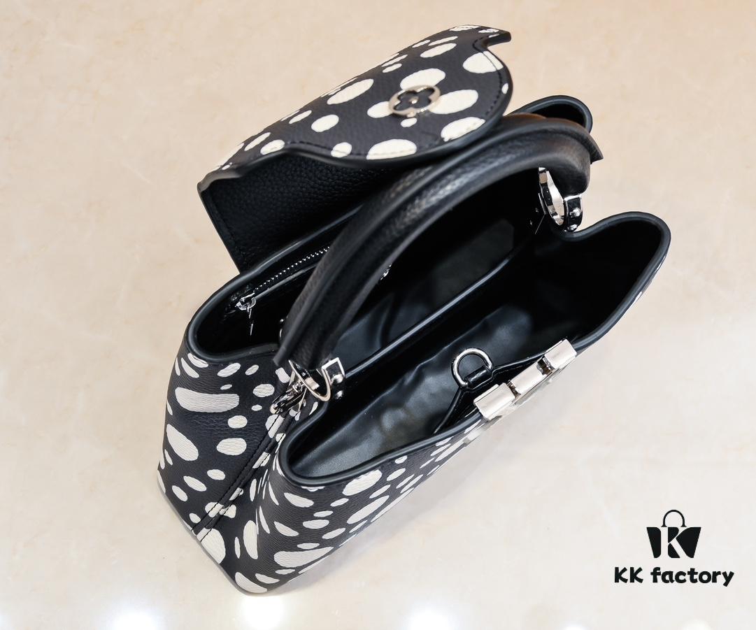 Upgraded M21663 LV x YK Capucines Small Handbag