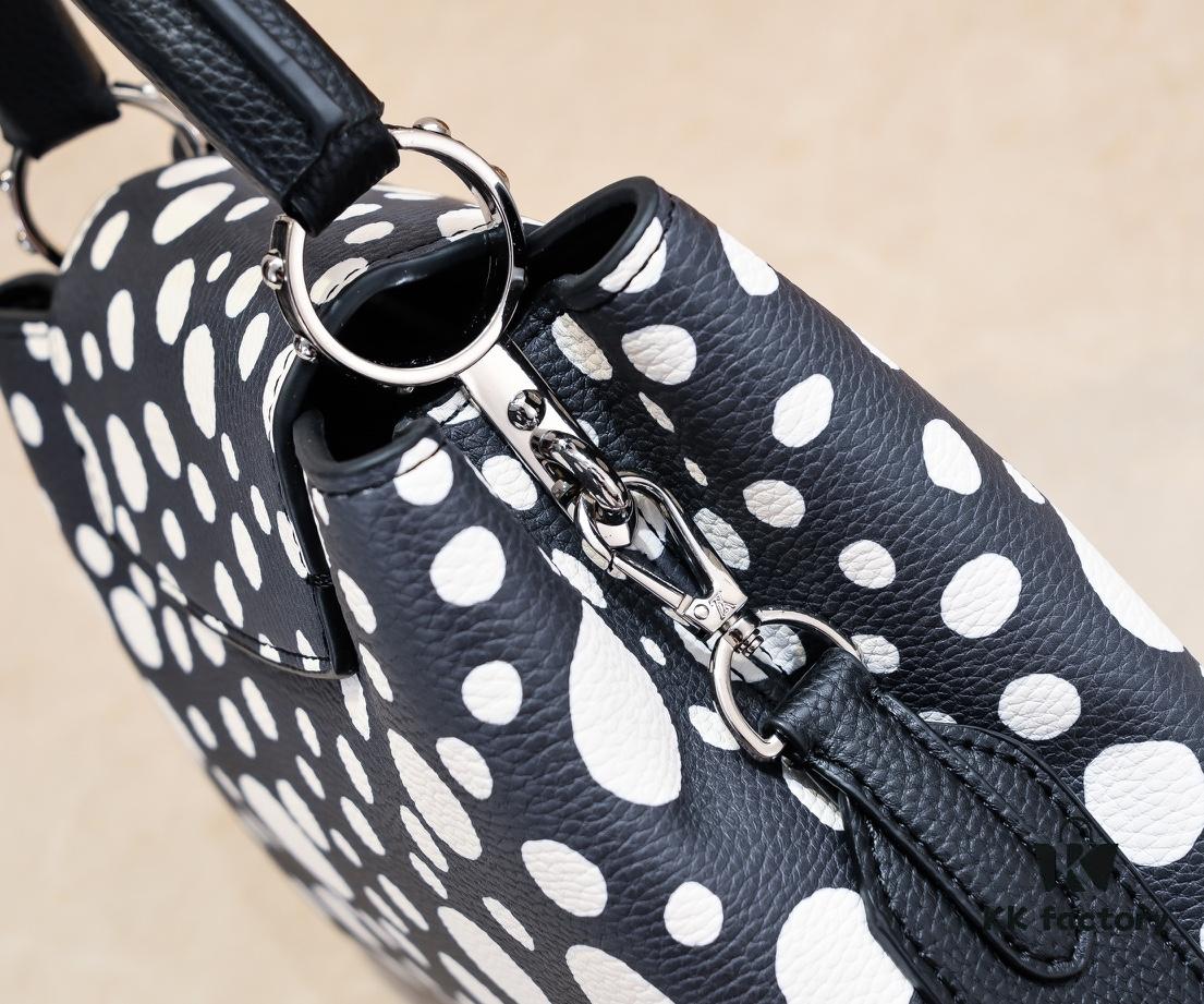 Upgraded M21663 LV x YK Capucines Small Handbag