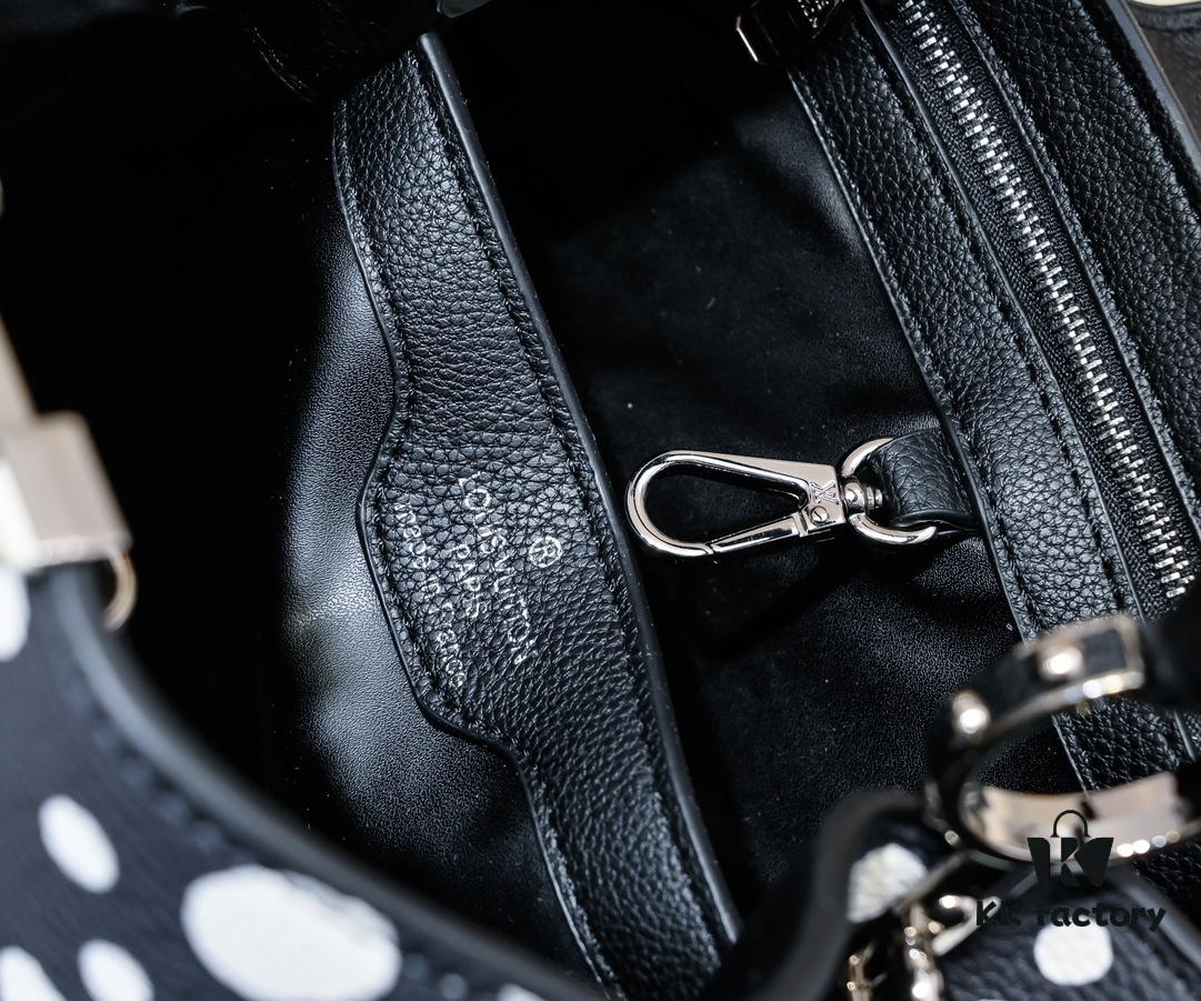 Upgraded M21663 LV x YK Capucines Small Handbag