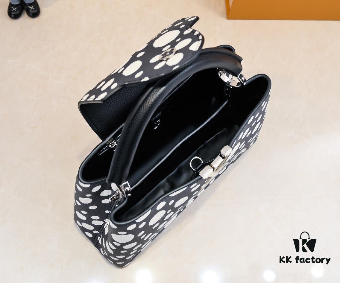 Upgraded M21665 LV x YK Capucines Medium Handbag