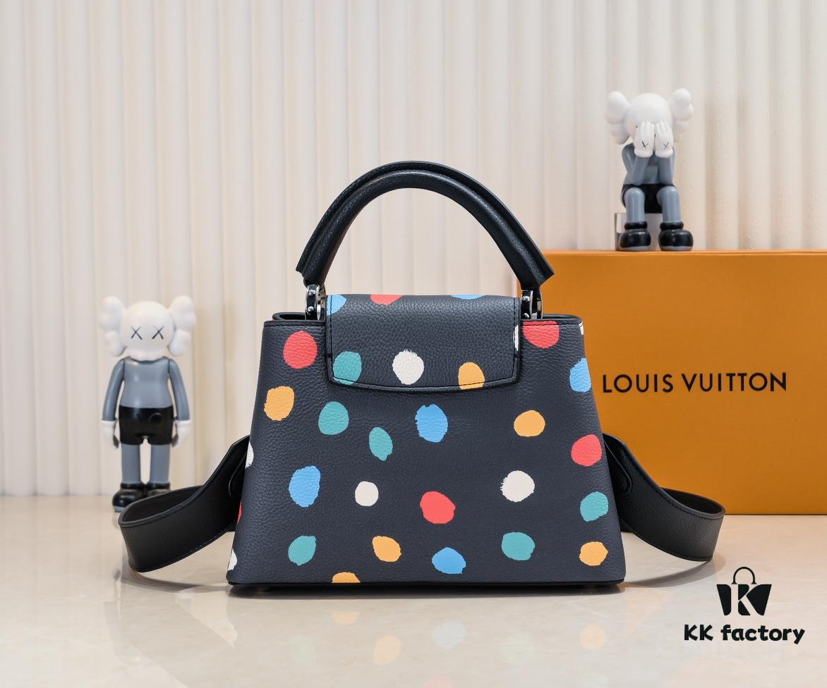 Upgraded M21663 LV x YK Capucines Small Handbag