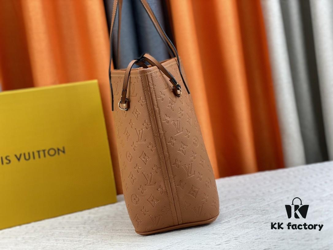 Upgraded Original Version [Exclusive Real-shot M45686 M40995] Petite Floral Pattern Classic Louis Vuitton New Neverfull Tote Bag