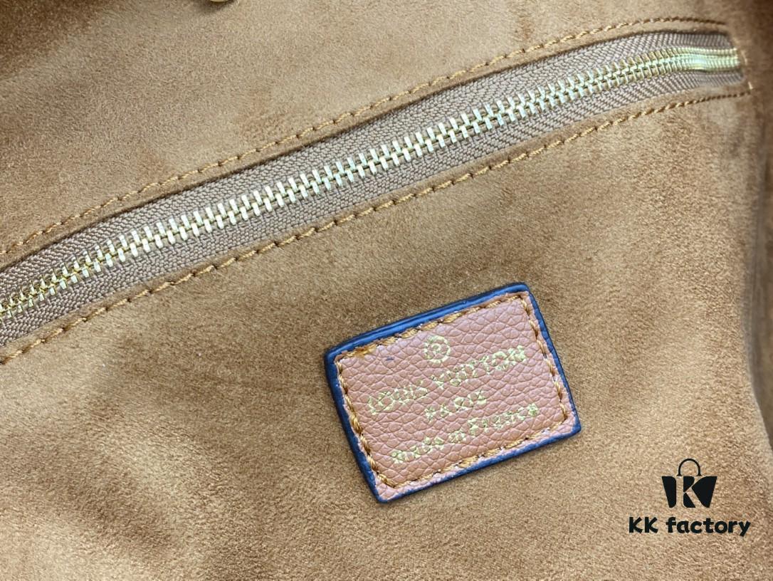 Upgraded Original Version [Exclusive Real-shot M45686 M40995] Petite Floral Pattern Classic Louis Vuitton New Neverfull Tote Bag