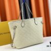 Upgraded Original Version [Exclusive Real Shot M45686 M40995] Small Flower-Pressed Classic Louis Vuitton Neverfull Tote Bag