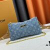 M83003 M83532 Premium Original Monogram New Denim Liv Pochette Fits Snugly on Arm