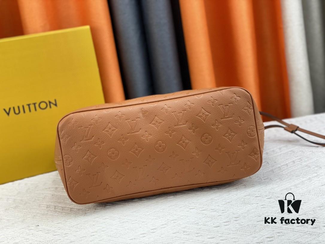 Upgraded Original Version [Exclusive Real-shot M45686 M40995] Petite Floral Pattern Classic Louis Vuitton New Neverfull Tote Bag