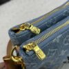 M83003 M83532 Premium Original Monogram New Denim Liv Pochette Fits Snugly on Arm