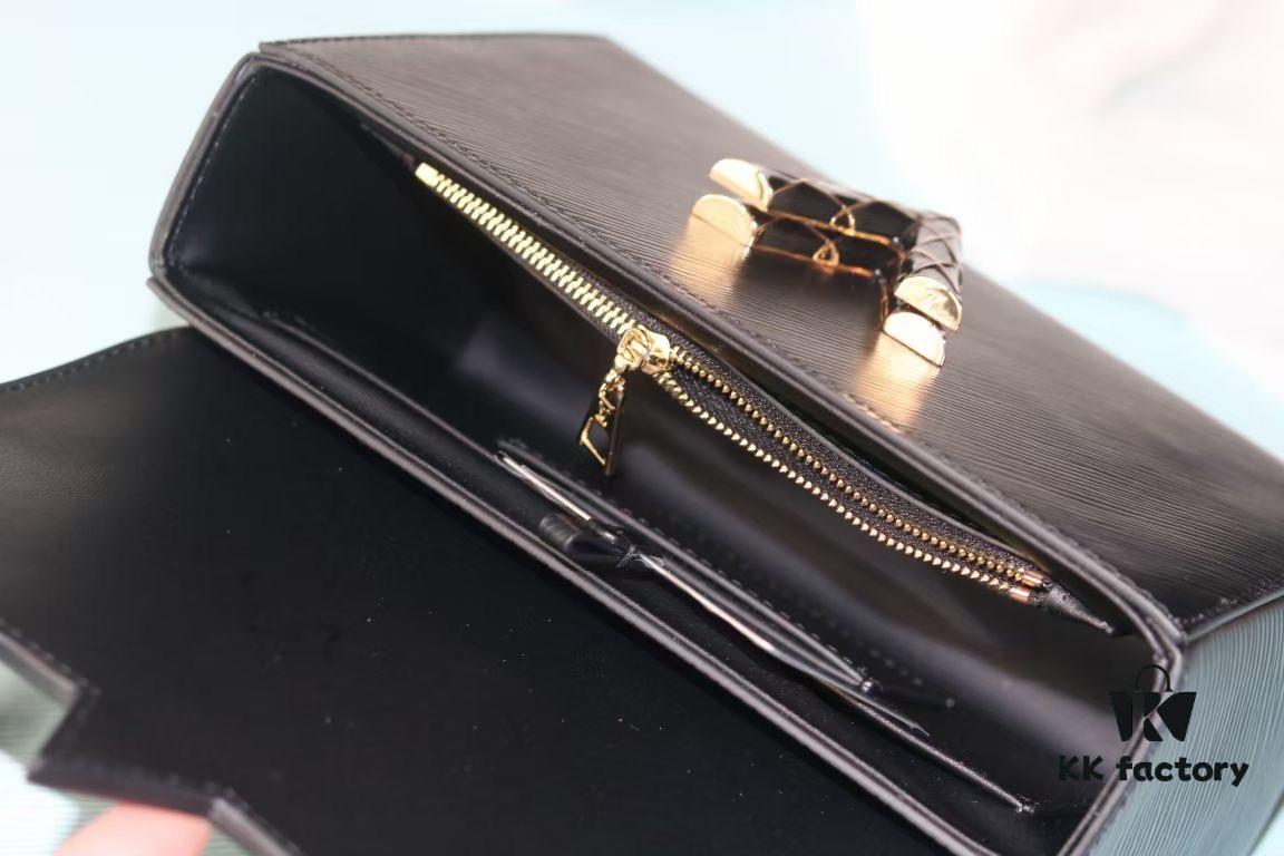 693075b86e68136f4d9a63ca Top Quality Original LV Twist Medium Handbag in Epi Grained Leather