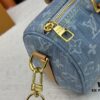 M46271 M20900 Light Blue Denim Keepall 25 Bag
