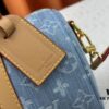 M46271 M20900 Light Blue Denim Keepall 25 Bag