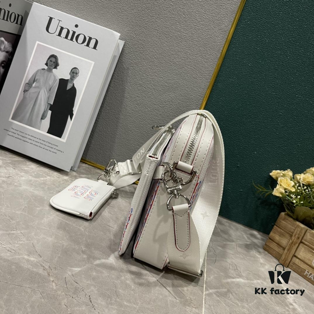 Upgraded M20665 M57840 M30848 M50068 M69443 M45320 2022 New Trio Messenger Bag Embracing the Trendy Spirit of Damier Spray