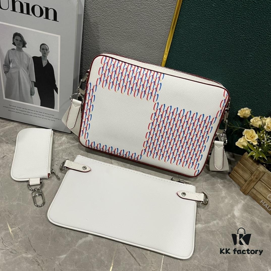 Upgraded M20665 M57840 M30848 M50068 M69443 M45320 2022 New Trio Messenger Bag Embracing the Trendy Spirit of Damier Spray