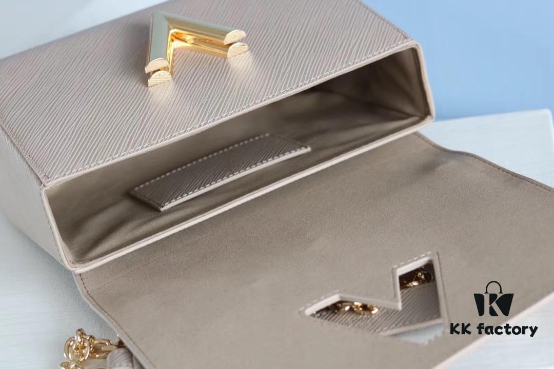 50306 Top Original Medium Twist Denim Bag [Rose] Compare and Confirm Inner Code: 0088 [Sun][Sun] LV's Latest and Hottest Model Released 💃