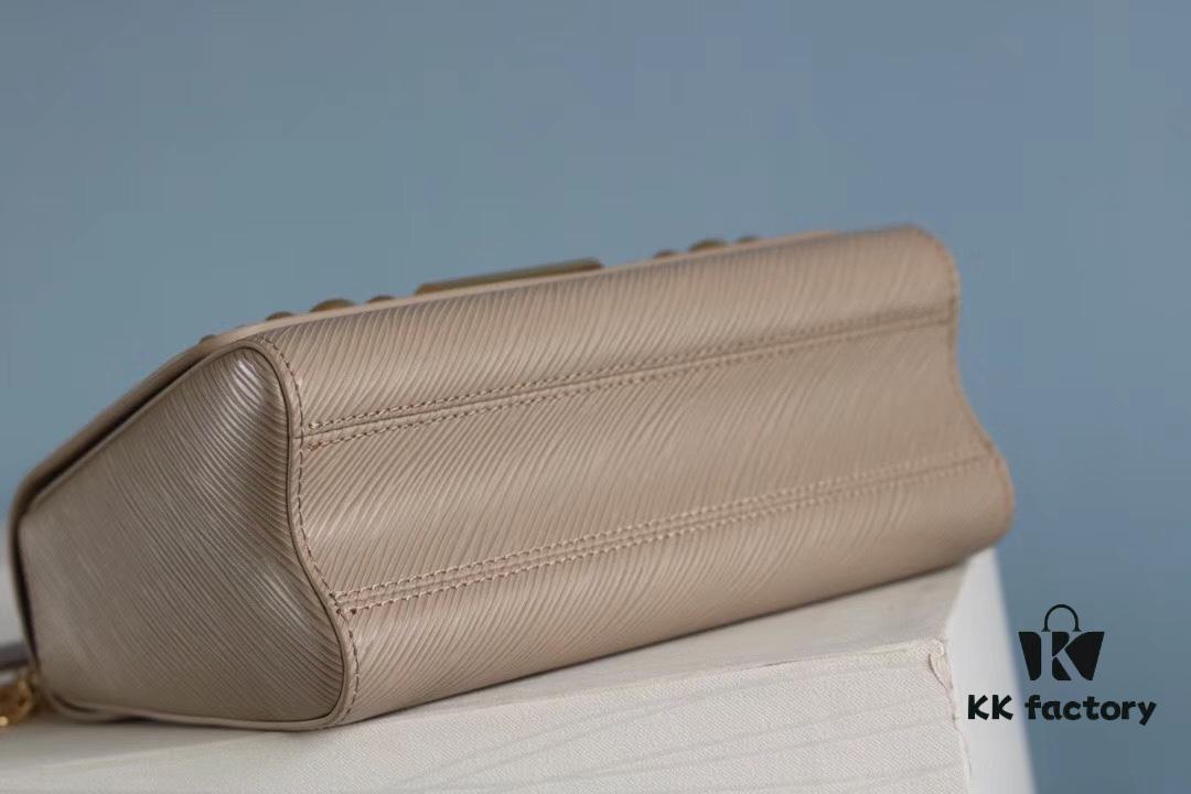 50306 Top Original Medium Twist Denim Bag [Rose] Compare and Confirm Inner Code: 0088 [Sun][Sun] LV's Latest and Hottest Model Released 💃