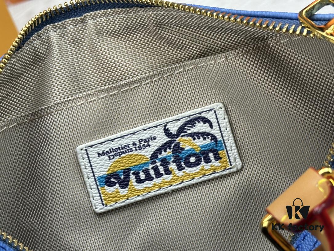 Upgraded Original Version M25440 Gray-Black Colorful, M24999 Bright Blue Colorful, M46271 Black Floral Men's Pillow Bag Series