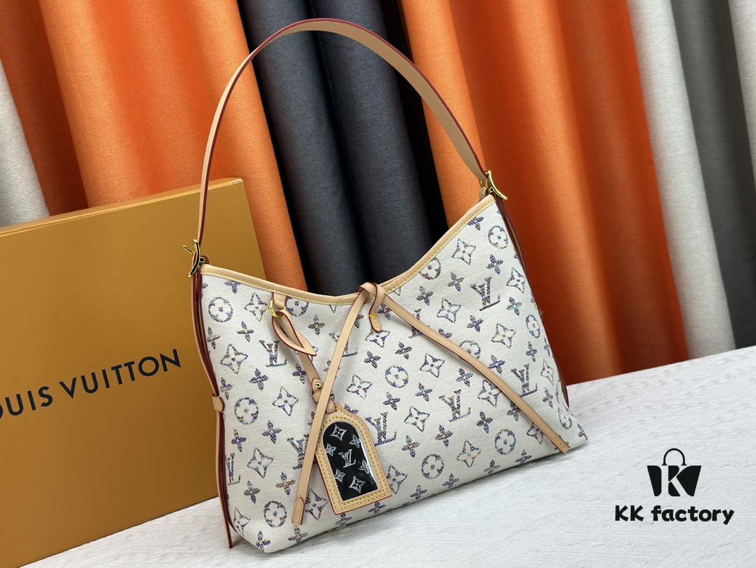 Upgraded Original White Color Flower M24707 M46203 M46197 Louis Vuitton Introduces the New CarryAll Medium Handbag