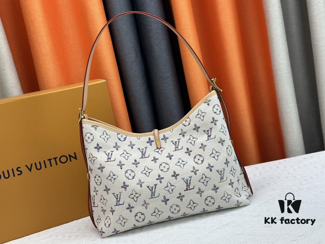 Upgraded Original White Color Flower M24707 M46203 M46197 Louis Vuitton Introduces the New CarryAll Medium Handbag
