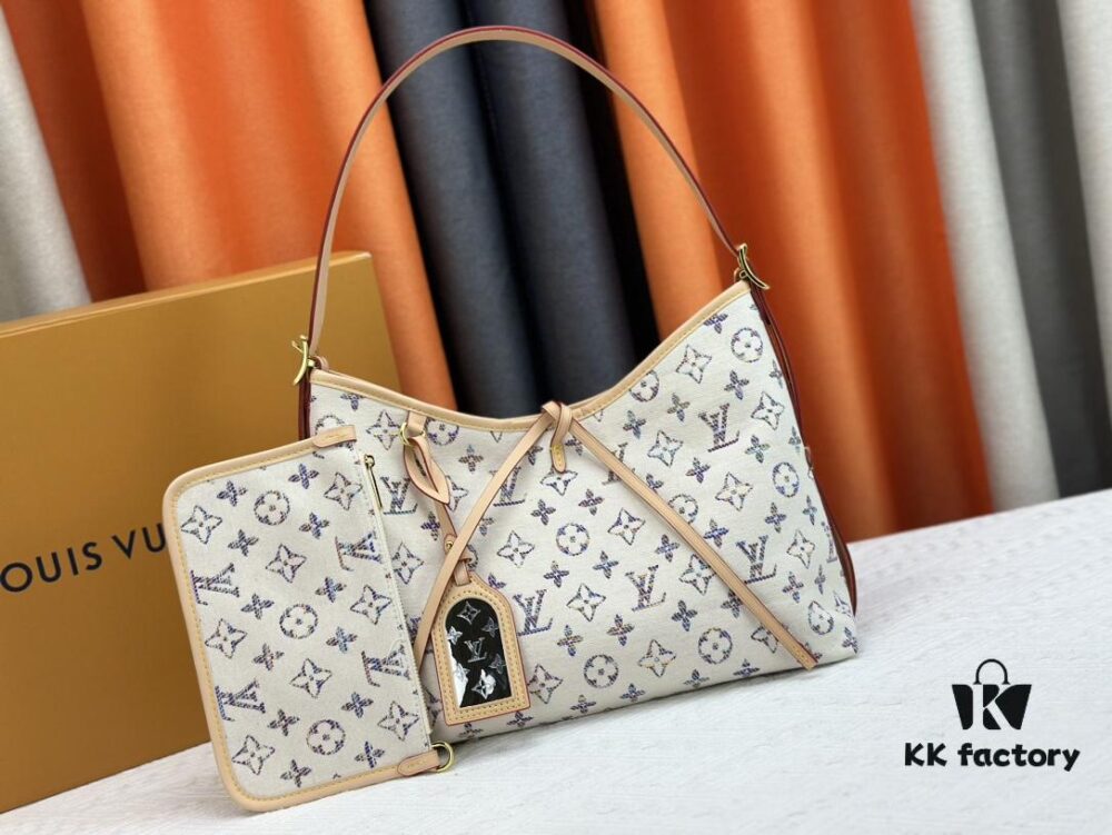 Upgraded Original White Color Flower M24707 M46203 M46197 Louis Vuitton Introduces the New CarryAll Medium Handbag