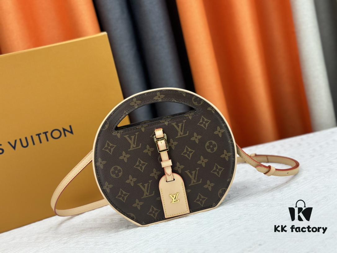 Authentic M47117 M44699 Monogram Flower Women's Round Handbag Around Me Bag