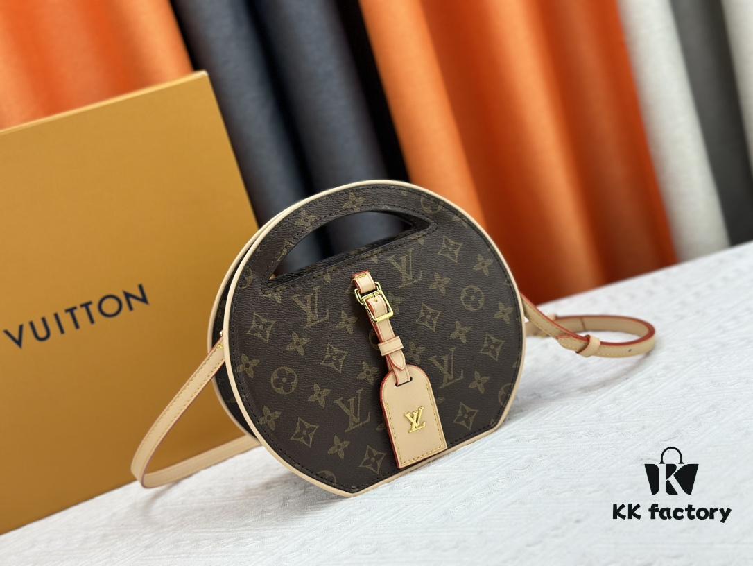 Authentic M47117 M44699 Monogram Flower Women's Round Handbag Around Me Bag