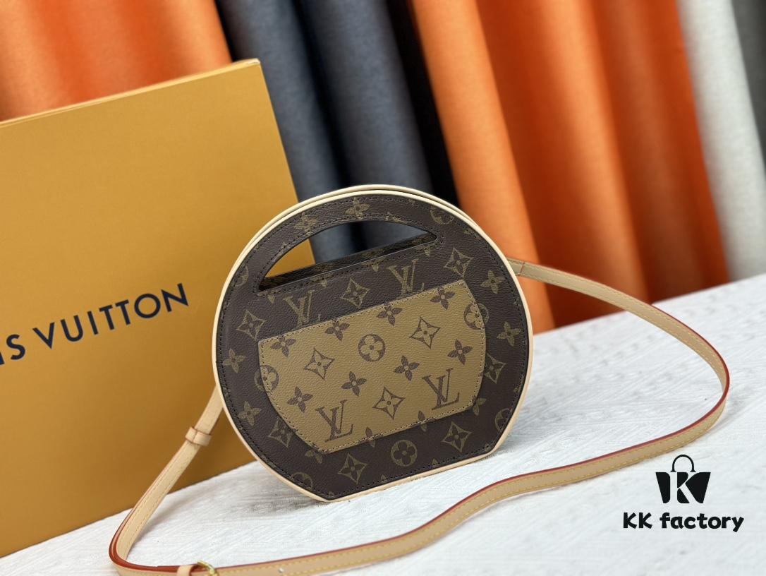 Authentic M47117 M44699 Monogram Flower Women's Round Handbag Around Me Bag