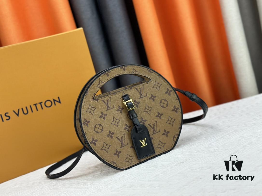 Authentic M47117 M44699 Monogram Flower Women's Round Handbag Around Me Bag