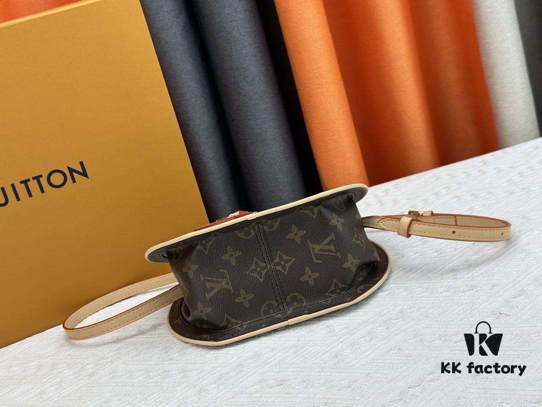 Authentic M47117 M44699 Monogram Flower Women's Round Handbag Around Me Bag