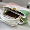 Upgraded M59864 Pure White Three-Tone Gold-Plated Capucines BB Handbag