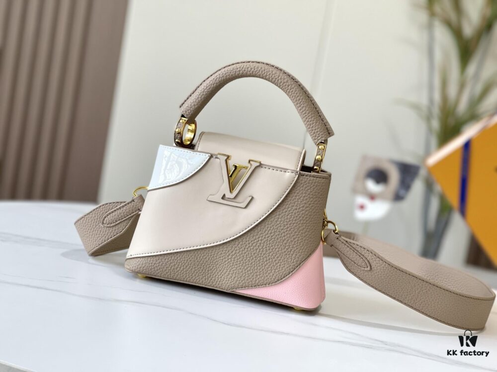 Upgraded M59863 Gray-Purple Three-Piece Gold-Tone Lock