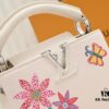Upgraded Version M21754 White LV x YK Capucines Mini Bag
