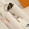 Upgraded Version M21755 White LV x YK Capucines Small Handbag
