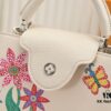 Upgraded Version M21755 White LV x YK Capucines Small Handbag