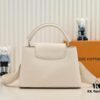 Upgraded Version M21756 White LV x YK Capucines Medium Handbag