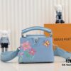 Upgraded Version M21754 Blue LV x YK Capucines Mini Bag