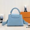 Upgraded Version M21755 Blue LV x YK Capucines Small Handbag