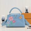 Upgraded Version M21756 Blue LV x YK Capucines Medium Handbag
