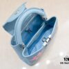 Upgraded Version M21755 Blue LV x YK Capucines Small Handbag