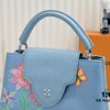 Upgraded Version M21756 Blue LV x YK Capucines Medium Handbag