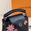 Upgraded Version M21754 Black LV x YK Capucines Mini Bag
