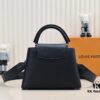 Upgraded Version M21755 Black LV x YK Capucines Small Handbag