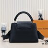 Upgraded Version M21756 Black LV x YK Capucines Medium Handbag