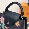 Upgraded Version M21756 Black LV x YK Capucines Medium Handbag