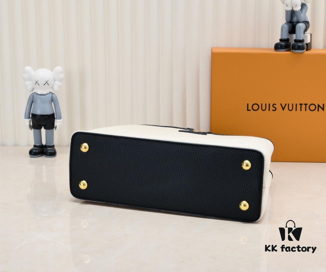 Upgraded M59969 Linen with Black Gold-Tone Hardware