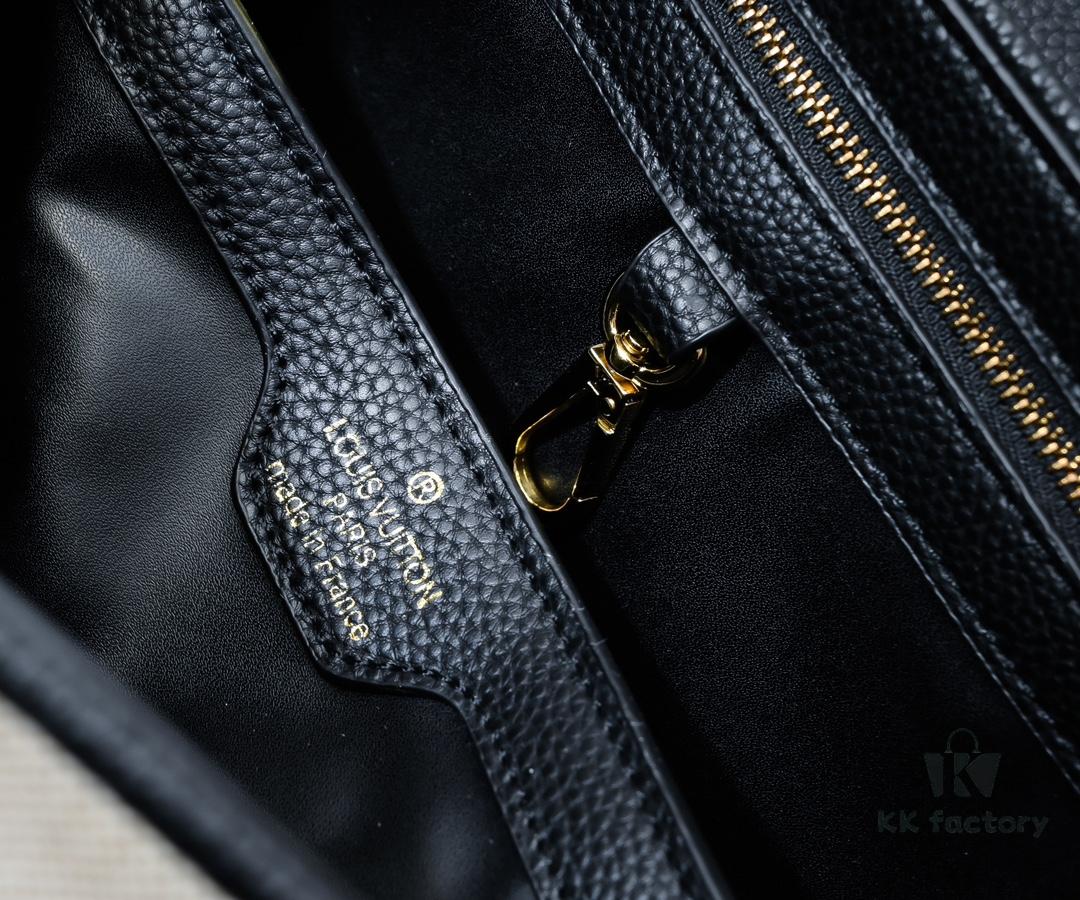 Upgraded M59969 Linen with Black Gold-Tone Hardware