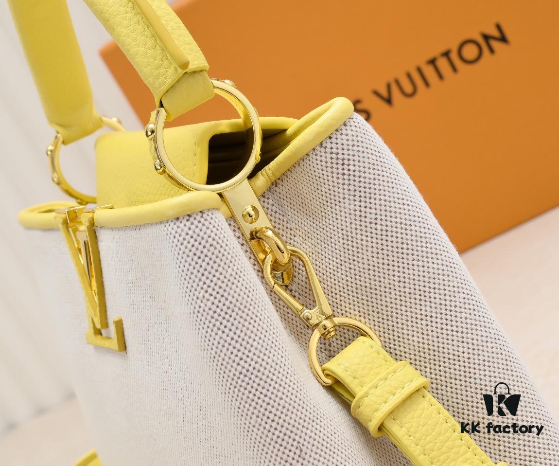 Upgraded M59873 Linen with Gold-Tone Hardware