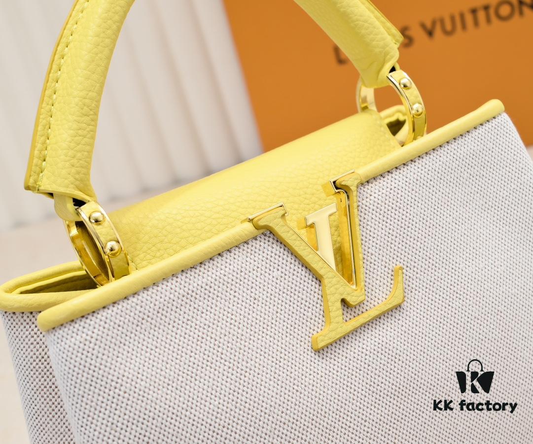 Upgraded M59873 Linen with Gold-Tone Hardware