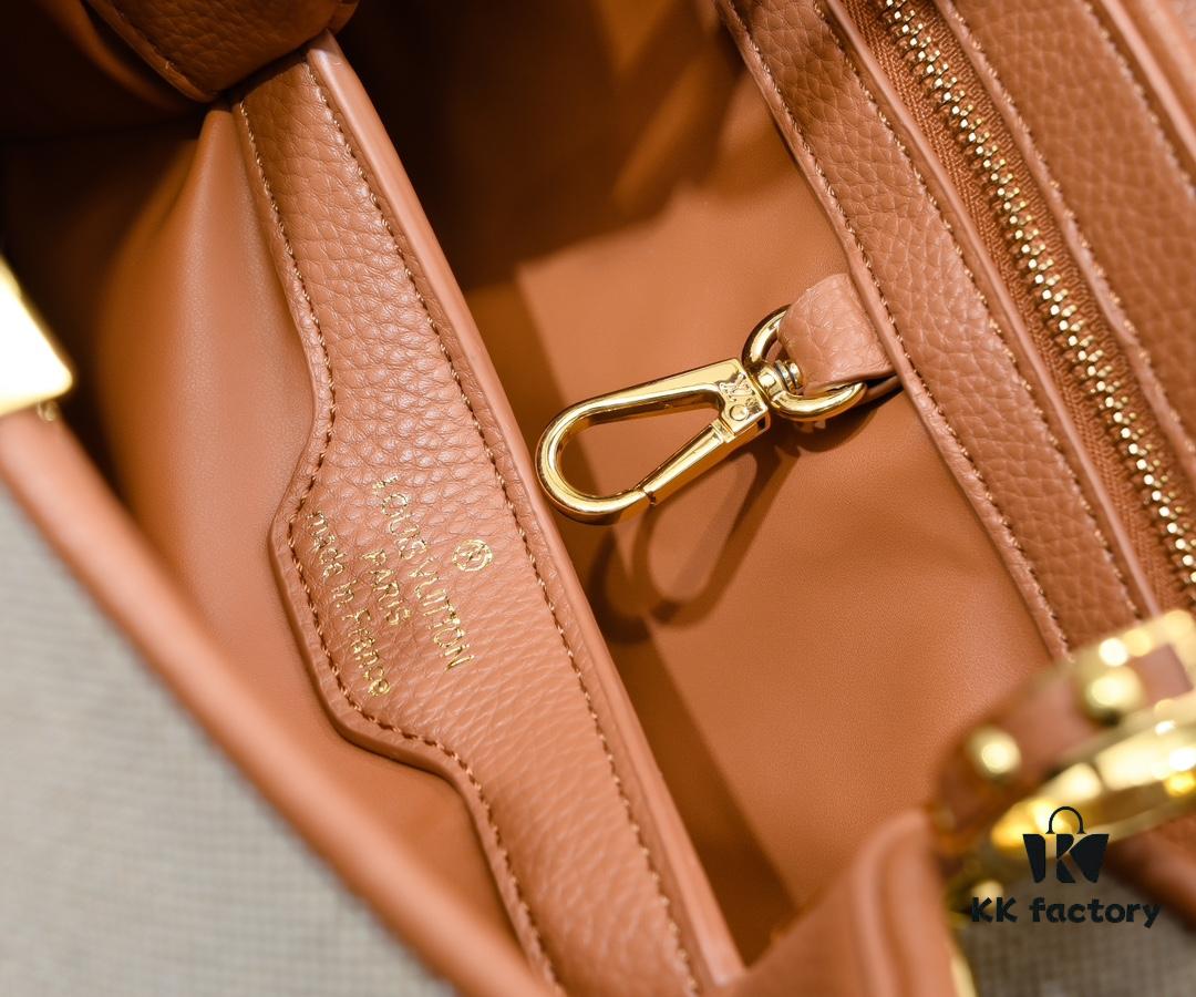 Upgraded M59873 Linen with Light Beige Gold-Tone Hardware